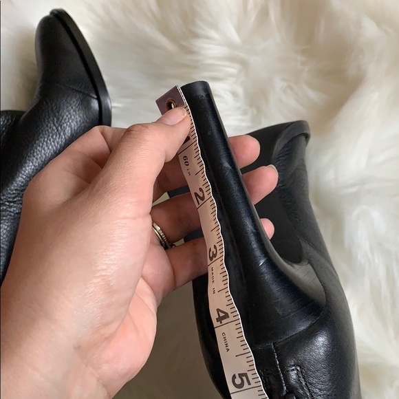 Black Leather Joie Booties - Picture 6 of 8